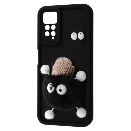 Чохол Pretty Things Case для Xiaomi Redmi Note 11 Pro/Redmi Note 12 Pro 4G Black/Fluffy Black
