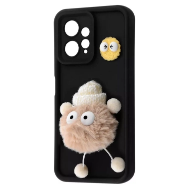 Чехол Pretty Things Case for Xiaomi Redmi Note 12 4G Black/Fluffy White - цена, характеристики, отзывы, рассрочка, фото 1