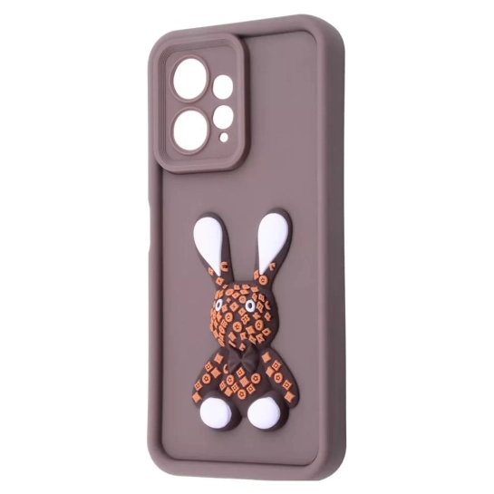 Чохол Pretty Things Case для Xiaomi Redmi Note 12 4G Brown/Rabbit