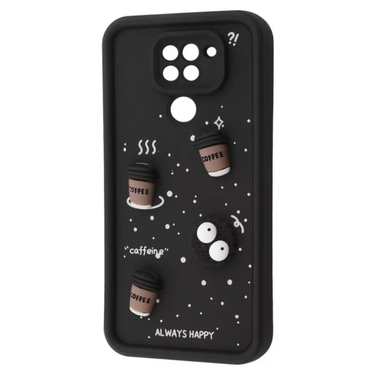 Чохол Pretty Things Case для Xiaomi Redmi Note 9 Black/Coffee
