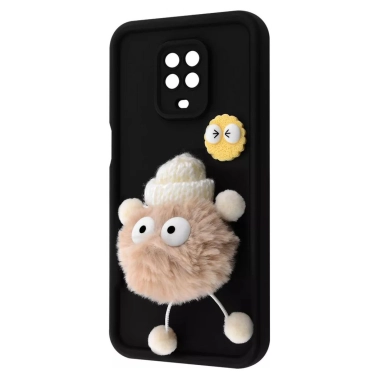 Чохол Pretty Things Case для Xiaomi Redmi Note 9S/Note 9 Pro Black/Fluffy White - цена, характеристики, отзывы, рассрочка, фото 1