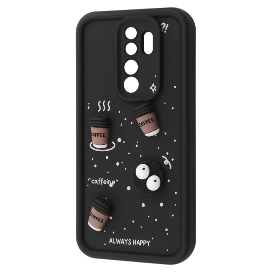 Чехол Pretty Things Case for Xiaomi Redmi Note 8 Pro Black/Coffee
