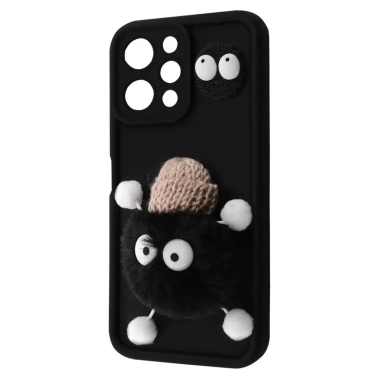 Чехол Pretty Things Case for Xiaomi Redmi 12 4G Black/Fluffy Black - цена, характеристики, отзывы, рассрочка, фото 1