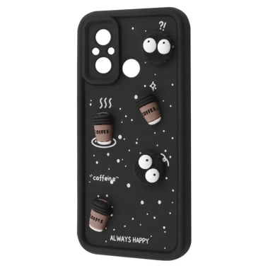 Чехол Pretty Things Case for Xiaomi Redmi 12C Black/Coffee - цена, характеристики, отзывы, рассрочка, фото 1