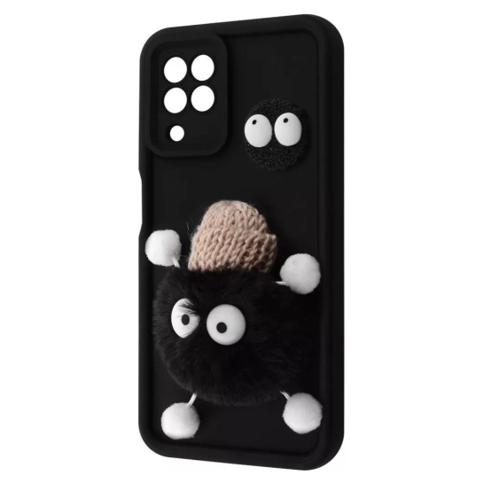 Чехол Pretty Things Case for Samsung Galaxy A22/M22/M32 (A225F/M225F/M325F) Black/Fluffy Black