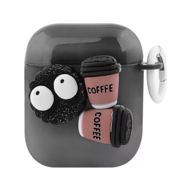 Чехол Pretty Things Case for AirPods 1/2 Black - цена, характеристики, отзывы, рассрочка, фото 1