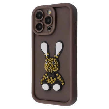 Чехол Pretty Things Case for iPhone 13 Pro Max Brown/Rabbit - цена, характеристики, отзывы, рассрочка, фото 1