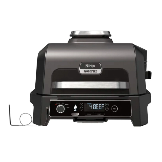 Электрический гриль-барбекю и коптильня Ninja Woodfire Pro XL (OG850EU)