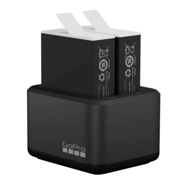 Подвійний зарядний пристрій + акумулятор Enduro 2 шт для GoPro HERO12/11/10/9 (ADDBD-211-EU) - цена, характеристики, отзывы, рассрочка, фото 1