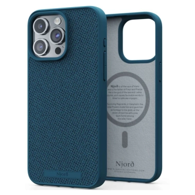 Чехол Njord Fabric MagSafe Case for iPhone 15 Pro Max Deep Sea (NA54FA01) - цена, характеристики, отзывы, рассрочка, фото 1