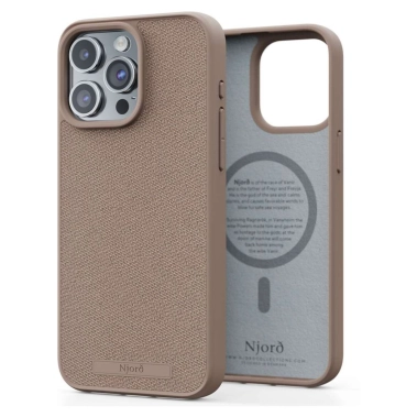 Чехол Njord Fabric MagSafe Case for iPhone 15 Pro Max Pink Sand (NA54FA12) - цена, характеристики, отзывы, рассрочка, фото 1