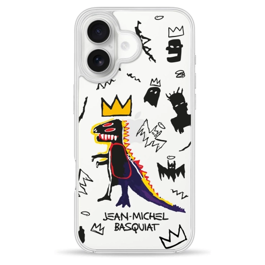 Чохол Pump Clear Case for iPhone 16 Basquiat