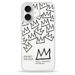 Чохол Pump Clear Case for iPhone 16 Basquiat 2