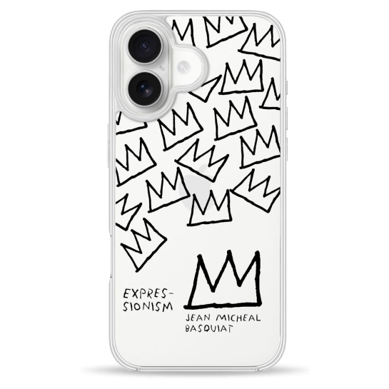 Чехол Pump Clear Case for iPhone 16 Basquiat 2 - цена, характеристики, отзывы, рассрочка, фото 1
