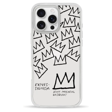 Чехол Pump Clear Case for iPhone 16 Pro Max Basquiat 2 - цена, характеристики, отзывы, рассрочка, фото 1