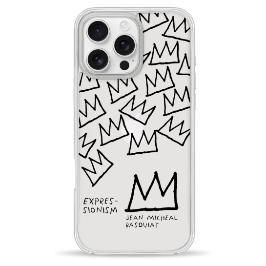 Чехол Pump Clear Case for iPhone 16 Pro Max Basquiat 2 - цена, характеристики, отзывы, рассрочка, фото 1