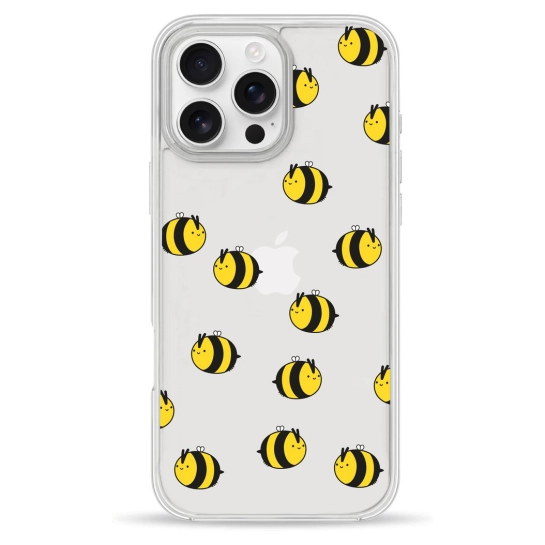 Чохол Pump Clear Case для iPhone 16 Pro Max Bees