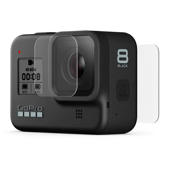 Захисне скло для лінз та екрану Tempered Glass Lens+Screen Protectors для GoPro HERO8 (AJPTC-001)