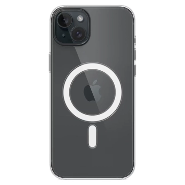 Чехол Apple Clear Case with MagSafe for iPhone 15 Plus - цена, характеристики, отзывы, рассрочка, фото 1