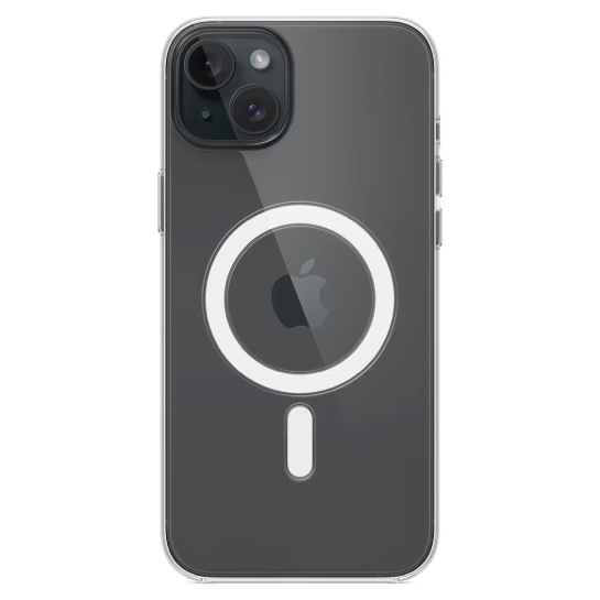 Чохол Apple Clear Case with MagSafe for iPhone 15 Plus - ціна, характеристики, відгуки, розстрочка, фото 1