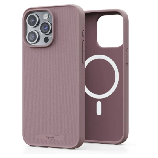 Чохол Njord Slim MagSafe Case для iPhone 15 Pro Max Pink Blush (NA54GR12)