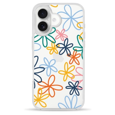 Чохол Pump Clear Case for iPhone 16 Blommor - цена, характеристики, отзывы, рассрочка, фото 1