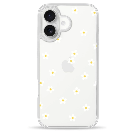 Чехол Pump Clear Case for iPhone 16 Chamomile