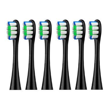 Насадка для зубної щітки Oclean P1C5 B06 Plaque Control Brush Head Black 6 шт. - цена, характеристики, отзывы, рассрочка, фото 1