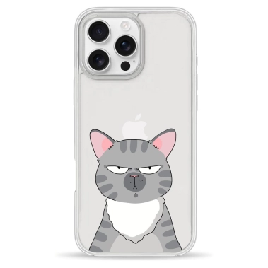Чехол Pump Clear Case for iPhone 16 Pro Cat think 2 - цена, характеристики, отзывы, рассрочка, фото 1