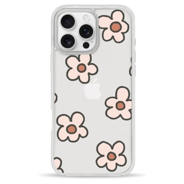Чохол Pump Clear Case для iPhone 16 Pro Max Daisies - цена, характеристики, отзывы, рассрочка, фото 1