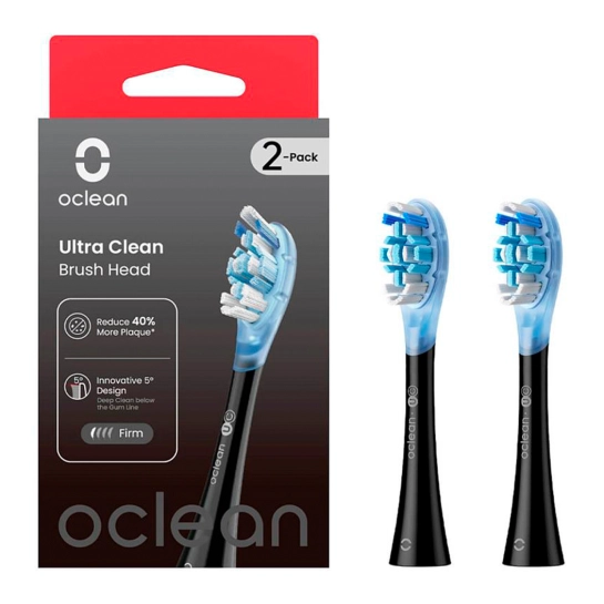 Насадки для зубной щетки Oclean UC02 B02 Ultra Clean Brush Head Black 2 шт.