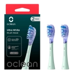 Насадки для зубной щетки Oclean UW01 G02 Ultra White Brush Head Green 2 шт.