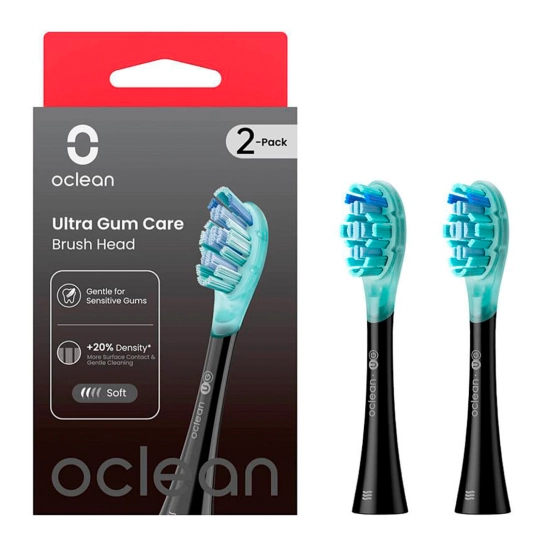 Насадки для зубной щетки Oclean UG02 B02 Ultra Gum Care Brush Black 2 шт.