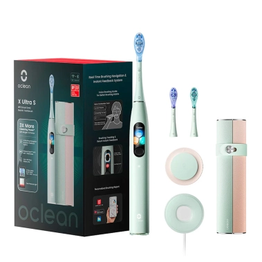 Електрична зубна щітка Oclean X Ultra Set Green (OLED) - цена, характеристики, отзывы, рассрочка, фото 1