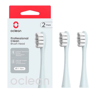 Насадка для зубної щітки Oclean P1C9 Professional Clean Brush Head Silver 2 шт. - цена, характеристики, отзывы, рассрочка, фото 1