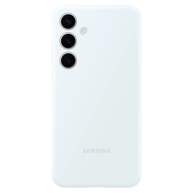 Чехол Silicone Case for Samsung Galaxy S24 Plus (S926) White (EF-PS926TWEGWW) - цена, характеристики, отзывы, рассрочка, фото 1