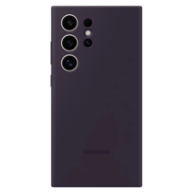 Чехол Silicone Case for Samsung Galaxy S24 Ultra (S928) Dark Violet (EF-PS928TEEGWW) - цена, характеристики, отзывы, рассрочка, фото 1