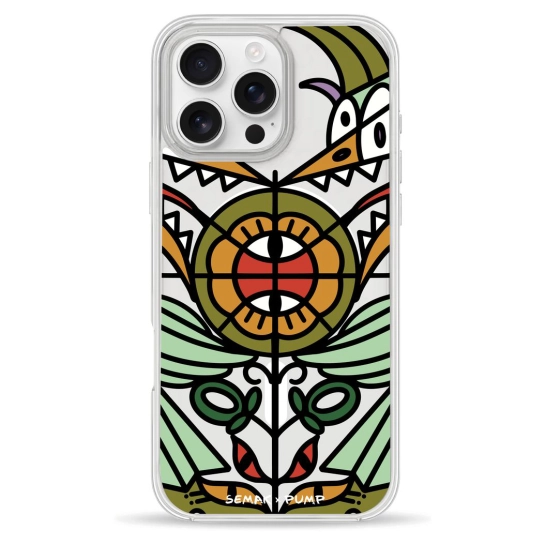 Чехол Pump Clear Case with MagSafe for iPhone 16 Pro Fasady ta Vitrazhi