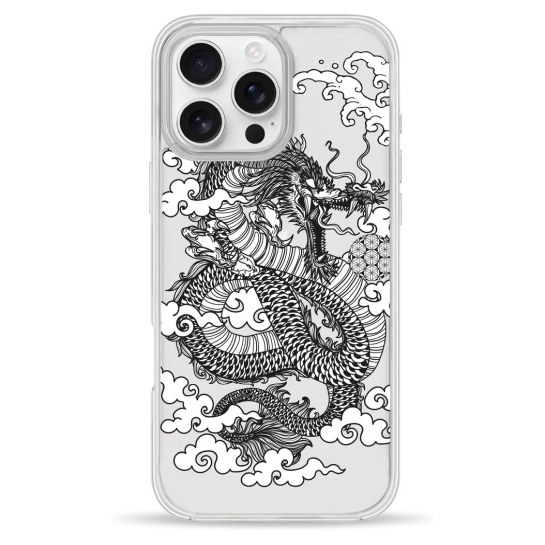 Чохол Pump Clear Case для iPhone 16 Pro Max Dragon - ціна, характеристики, відгуки, розстрочка, фото 1