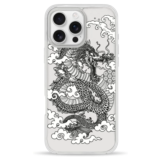 Чохол Pump Clear Case для iPhone 16 Pro Max Dragon