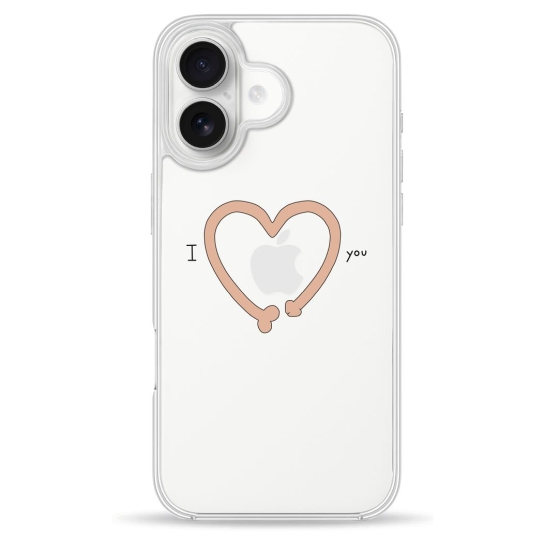 Чехол Pump Clear Case for iPhone 16 IheartYou - цена, характеристики, отзывы, рассрочка, фото 1