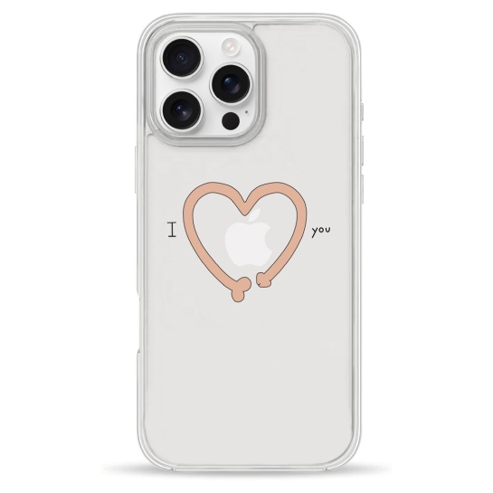 Чехол Pump Clear Case for iPhone 16 Pro IheartYou - цена, характеристики, отзывы, рассрочка, фото 1