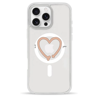 Чохол Pump Clear Case with MagSafe for iPhone 16 Pro IheartYou - цена, характеристики, отзывы, рассрочка, фото 1