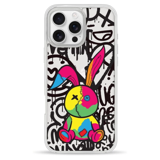 Чехол Pump Clear Case for iPhone 16 Pro Max Kolioroviy krol