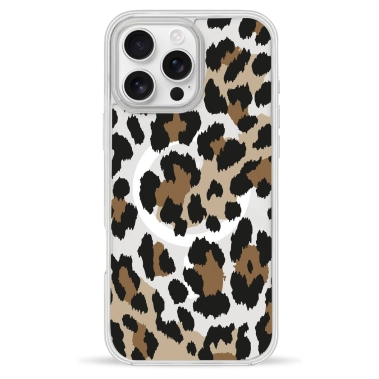 Чехол Pump Clear Case with MagSafe for iPhone 16 Pro Max Leo Logo 01 - цена, характеристики, отзывы, рассрочка, фото 1