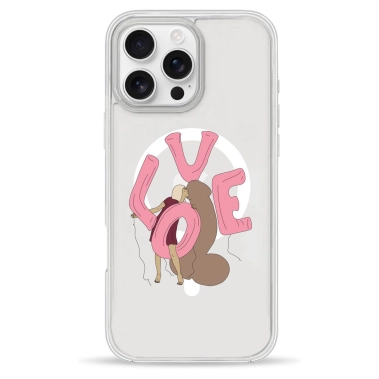 Чохол Pump Clear Case with MagSafe для iPhone 16 Pro Max LoveLove - цена, характеристики, отзывы, рассрочка, фото 1