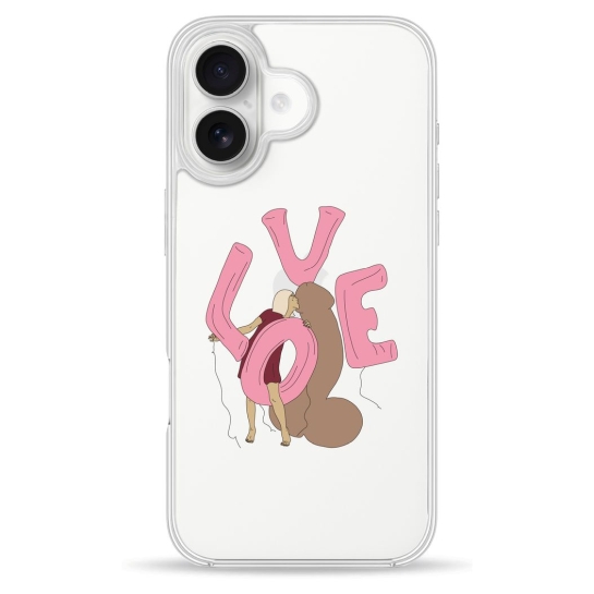 Чехол Pump Clear Case for iPhone 16 LoveLove - цена, характеристики, отзывы, рассрочка, фото 1