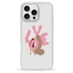 Чохол Pump Clear Case для iPhone 16 Pro LoveLove