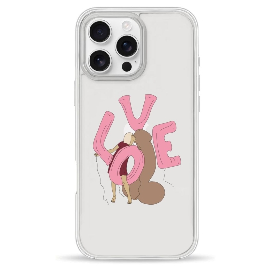 Чохол Pump Clear Case для iPhone 16 Pro Max LoveLove - ціна, характеристики, відгуки, розстрочка, фото 1