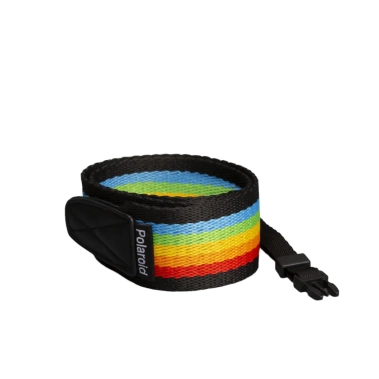 Ремінь для фотоапарата Polaroid Camera Strap Flat Rainbow Black - цена, характеристики, отзывы, рассрочка, фото 1